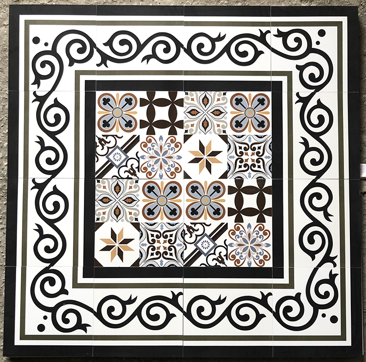 Gạch Bông Men Hoa Văn CMC 30x30cm BC 3004