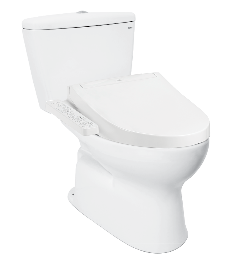 Bàn cầu hai khối kèm nắp rửa điện tử WASHLET dòng C2 CS300DW16Y1W